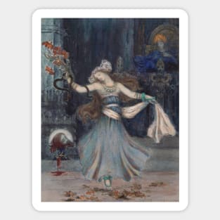 Salome Dancing Before the Head of St. John the Baptist by Gustave Moreau Magnet